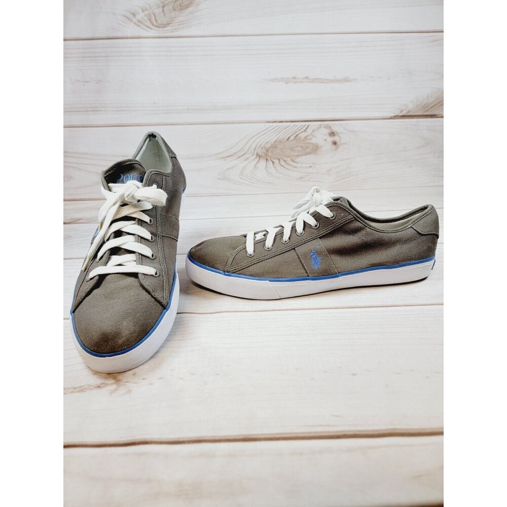 Ralph Lauren Shoes Mens Size 15D Clifton Gray Polo RL Trainers